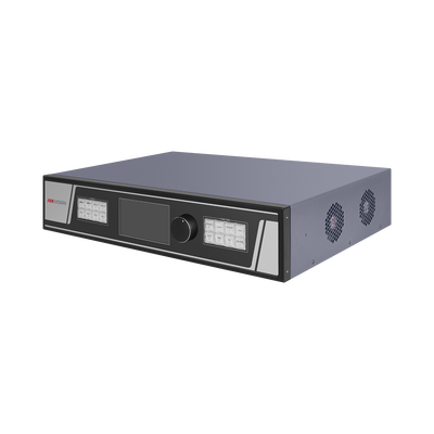 Controlador para Videowall / Resolución Máxima 13.27 Megapixel / 24 Salidas de Video / Compatible con Pantallas LED para Interior / Compatible con DS-D4418FI-CAF(B) y DS-D4425FI-CAF(B), DS-D42xxCWF