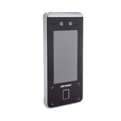 Terminal Min Moe WiFi de Reconocimiento Facial ULTRA RÁPIDO (Exterior IP65) / Hasta 1.5 mts en lectura / Soporta P2P Hik-Connect / 3,000 Usuarios /QR y Videoportero (ambientes de bajo ruido) / HIK-IA
