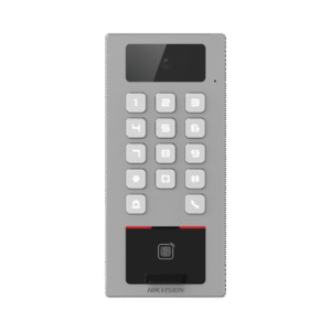 Lector Biometrico con Teclado para Exterior Antivandálico IP65 & IK09 con función de Videoportero Multiapartamento / Huella, Tarjeta, Código QR, PIN o App HikConnect / Cámara 2 MP compatible con NVRs / Soporta biom Lector Biometrico con Teclado para Exterior Antivandálico IP65 & IK09 con función de Videoportero Multiapartamento / Huella, Tarjeta, Código QR, PIN o App HikConnect / Cámara 2 MP compatible con NVRs / Soporta biom