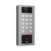 Teclado con Lector Físico de QRs para Exterior Antivandálico IP65 & IK09 con función de Videoportero Multiapartamento / Tarjeta, Código QR, PIN o App HikConnect / Cámara 2 MP compatible con NVRs / Soporta b