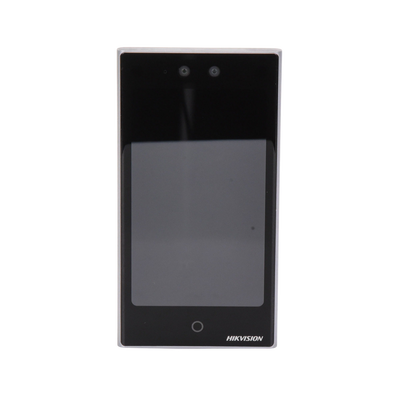 Terminal Facial WiFi con pantalla de 7" / Exterior IP65 / 10,000 Rostros y 50,000 Tarjetas / 10,000 Huellas (Módulo Opcional) / ISAPI / ISUP 5.0 / Codigos QR y Bluethooth / Intercom SIP Estandar / HIK-IA