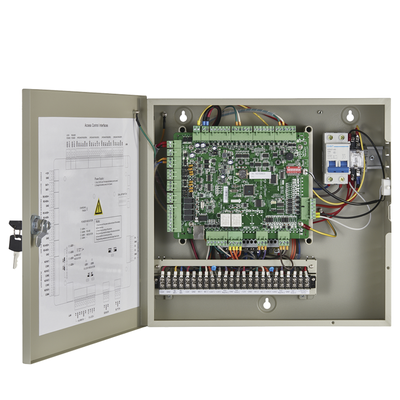 Controlador de Acceso / 2 Puerta / 4 Lectores de Huella y Tarjetas / Integración con Video / 100,000 Tarjetas / Incluye Gabinete y Fuente de Alimentación 12Vcc/8A / Soporta batería de respaldo Controlador de Acceso / 2 Puerta / 4 Lectores de Huella y Tarjetas / Integración con Video / 100,000 Tarjetas / Incluye Gabinete y Fuente de Alimentación 12Vcc/8A / Soporta batería de respaldo