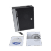 Controlador de Acceso para 4 Puertas y 4 Lectores / Fácil Administración con Software Gratuito / Incluye Gabinete y Fuente de Alimentación 12Vcc/8A / 10,000 Tarjetas / 50,000 Eventos