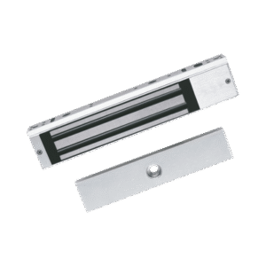 Chapa Magnética de 617 Lbs (280 Kg) / Montaje en Puerta Normal o de Vidrio / Certificado CE / Uso en Interior / Indicador LED / Magnetismo Anti-residual Chapa Magnética de 617 Lbs (280 Kg) / Montaje en Puerta Normal o de Vidrio / Certificado CE / Uso en Interior / Indicador LED / Magnetismo Anti-residual