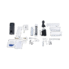Kit de Control de Acceso TODO INCLUIDO con Lector de Huellas y Tarjetas / 3,000 Huellas / Compatible con App Hik-Connect / Incluye Electroimán Botón de Salida y Montajes Z y L para imán (DS-K1T804)