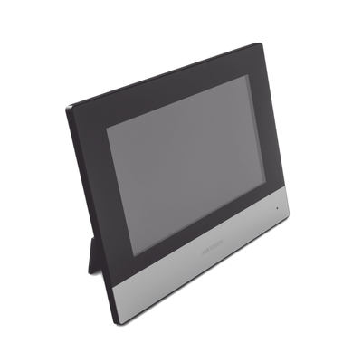 Monitor Hibrido IP WiFi Touch Screen 7" para Videoportero IP / Vídeo en Vivo / PoE Estándar / Apertura Remota / Llamada Entre Monitores / Audio de dos vías / Policarbonato