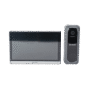 Kit de Videoportero Hibrido TurboHD con Pantalla LCD touch de 7" Wi-Fi / Frente de Calle para Exterior de Policarbonato / 720p (1 Megapíxel )130° de Visión (Gran Angular) / Llamada a App Hik-Connect