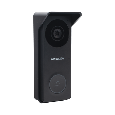 Kit de Videoportero Hibrido TurboHD con Pantalla LCD touch de 7" Wi-Fi / Frente de Calle para Exterior Metalico / 720p (1 Megapíxel )117° de Visión (Gran Angular) / Llamada a App Hik-Connect