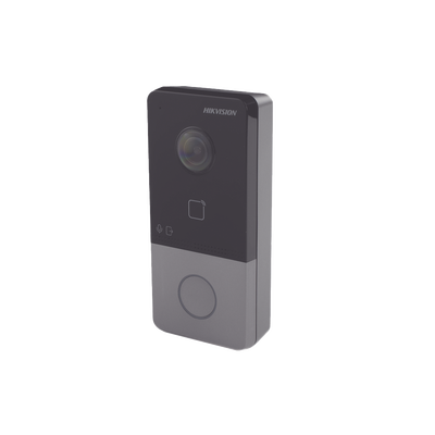 Videoportero IP 2 Megapixel / PoE Estandar / IP65 / Apertura desde Hik-connect / Soporta 1 Departamento y Hasta 6 Monitores / Soporta Tarjetas Mifare / 1 Salida Relay Videoportero IP 2 Megapixel / PoE Estandar / IP65 / Apertura desde Hik-connect / Soporta 1 Departamento y Hasta 6 Monitores / Soporta Tarjetas Mifare / 1 Salida Relay