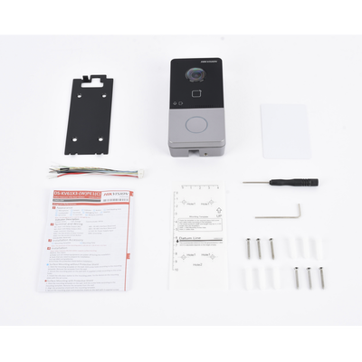 Videoportero IP 2 Megapixel / PoE Estandar / IP65 / Apertura desde Hik-connect / Soporta 1 Departamento y Hasta 6 Monitores / Soporta Tarjetas Mifare / 1 Salida Relay