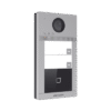 Videoportero IP 2 Megapixel / Llamada y Apertura Remota desde App Hik-Connect (requiere monitor) / PoE / Exterior IP65 + Antivandalico IK08 / 2 Departamentos / Apertura con Tarjeta / Soporta 2 Puertas y hasta 6 Monitores