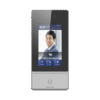Videoportero IP 2 Megapixel / Llamada y Apertura Remota desde App Hik-Connect / Reconocimiento Facial / Panel touch 4.3"/ Exterior IP65 + Antivandalico IK08 / Botón mecanico de llamada / PoE / 1 Departamento / Apertura con Tarjeta, Codigo PIN