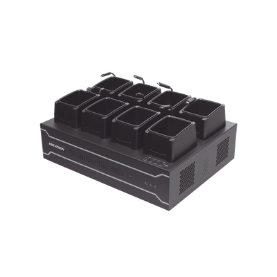 Estación de Descarga para Body Cam / Compatible con DS-MCW406 / Incluye 1 HDD de 2 TB / Conector Tipo C