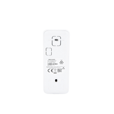 (AX PRO) Detector Inalámbrico de Ruptura de Cristal / 3 en 1 / Soporta 2 Zonas Cableadas / Rango de Detección de 8 mts / Ángulo de 120° de Cobertura/ No compatible con el panel DS-PHA64-LP