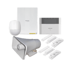 KIT Panel de Alarma AX HYBRID PRO / 1 Panel Híbrido / 1 Teclado LCD / 1 PIR / 2 Contactos Magnéticos / 1 Sirena de 30 Watts