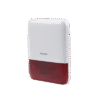 (AX PRO) Sirena Inalámbrica con Estrobo Rojo para Exterior IP65 / 110 dB