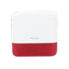 (AX PRO) Sirena Inalámbrica con Estrobo Rojo para Exterior IP65 / 110 dB