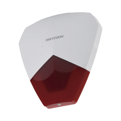 Sirena Estrobo Cableada Hikvision / Ideal para cualquier Panel de Alarma / Roja / 105 dB / Protección IP54 Sirena Estrobo Cableada Hikvision / Ideal para cualquier Panel de Alarma / Roja / 105 dB / Protección IP54