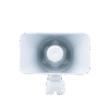 Sirena Cableada / Ideal para Cualquier Panel de Alarma (No Importa la Marca) / 30 Watts / 120 dB de Sonido / Protección IP65 (Exterior) / Material: Policarbonato