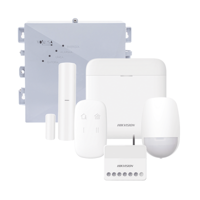 (AX PRO + YONUSA) KIT de Alarma AX PRO / Incluye: 1 Hub con bateria de respaldo / 1 Energizador 2500Mts Lineales / 1 Relevador 0 a 36 Vcc (Max. 5 A) con Entrada de Alarma 27/7 / 1 Keyfob / 1 PIR Interior / 1 Magnético (AX PRO + YONUSA) KIT de Alarma AX PRO / Incluye: 1 Hub con bateria de respaldo / 1 Energizador 2500Mts Lineales / 1 Relevador 0 a 36 Vcc (Max. 5 A) con Entrada de Alarma 27/7 / 1 Keyfob / 1 PIR Interior / 1 Magnético