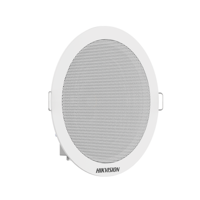 Altavoz Montaje en Plafón / 6 Watts / 100 V / Rejilla de Metal / Color Blanco / Uso Interior