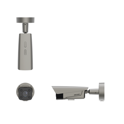 Bala IP 4 Megapíxel ANPR para Control de Acceso / Lente Mot. 2.8 mm - 12 mm / Conteo de Vehículos / ANPR /IP67 / IK10 / PoE / Algoritmo Intercambiable