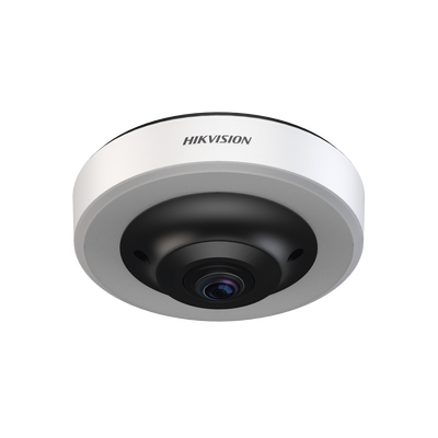 Cámara Fisheye 360°de Estacionamiento 12MP / Algoritmo de Detección de Espacio de Estacionamiento / Admite H.265 / Instalación en Techo / Soporte PoE / Detecta hasta 16 Espacios Ocupados o Libres