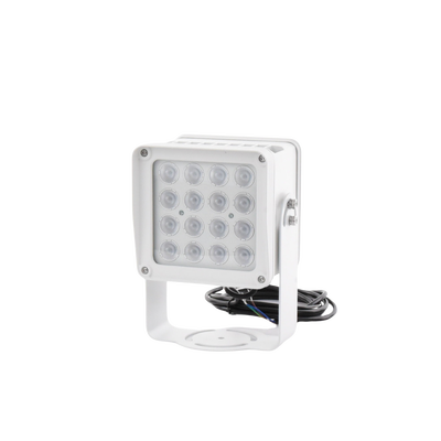 Lampara IR de Luz Continua / 16 Lámparas LED / Distancia Efectiva 16 a 25 metros / Cobertura 40° / Exterior IP66 Lampara IR de Luz Continua / 16 Lámparas LED / Distancia Efectiva 16 a 25 metros / Cobertura 40° / Exterior IP66