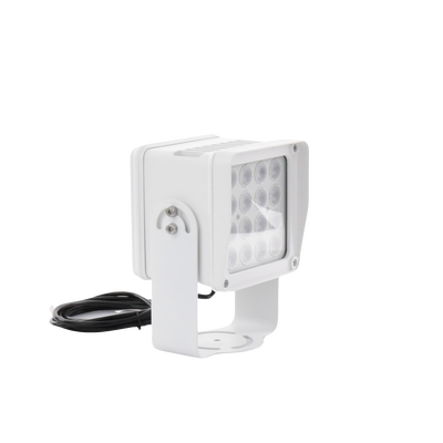 Lampara IR de Luz Continua / 16 Lámparas LED / Distancia Efectiva 16 a 25 metros / Cobertura 40° / Exterior IP66 Lampara IR de Luz Continua / 16 Lámparas LED / Distancia Efectiva 16 a 25 metros / Cobertura 40° / Exterior IP66
