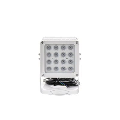 Lampara IR de Luz Continua / 16 Lámparas LED / Distancia Efectiva 16 a 25 metros / Cobertura 40° / Exterior IP66 Lampara IR de Luz Continua / 16 Lámparas LED / Distancia Efectiva 16 a 25 metros / Cobertura 40° / Exterior IP66