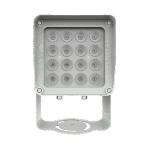 Lampara IR de Luz Continua / 16 Lámparas LED / Distancia Efectiva 16 a 25 metros / Cobertura 40° / Exterior IP66
