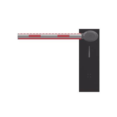 Barrera Vehicular DERECHA / Brazo Iluminado Rojo/Verde de 4 mts Incluido / 3 Seg para Apertura / Cierre Automático con Tiempo Configurable / 2,500,000 MCBF / Compatible con Cualquier Control de Acceso