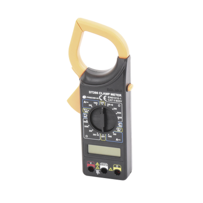 Multímetro Digital de Gancho Compacto 600 Vcc / Vca CATII. Con pantalla LCD (No incluye Batería)