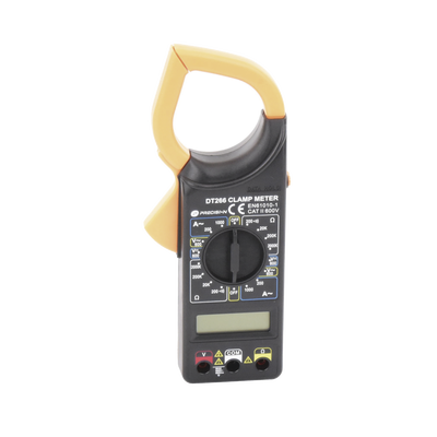 Multímetro Digital de Gancho Compacto 600 Vcc / Vca CATII. Con pantalla LCD (No incluye Batería)