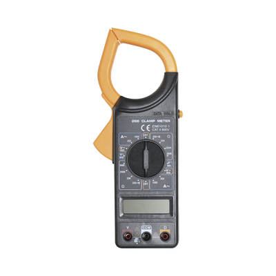Multímetro Digital de Gancho Compacto 600 Vcc / Vca CATII. Con pantalla LCD (No incluye Batería)