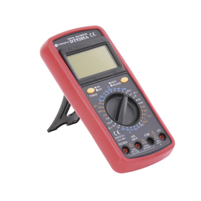 Multímetro Digital Compacto 600 Vcc / Vca CATII, con Pantalla LCD (No incluye Batería)