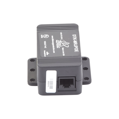 Protector Contra Sobretensiones PoE/HiPoE Hasta 10 GbE, Para Cámaras IP PoE, WAP, Control de Acceso, Iluminación PoE