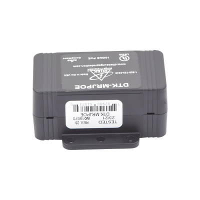 Protector Contra Sobretensiones PoE/HiPoE Hasta 10 GbE, Para Cámaras IP PoE, WAP, Control de Acceso, Iluminación PoE