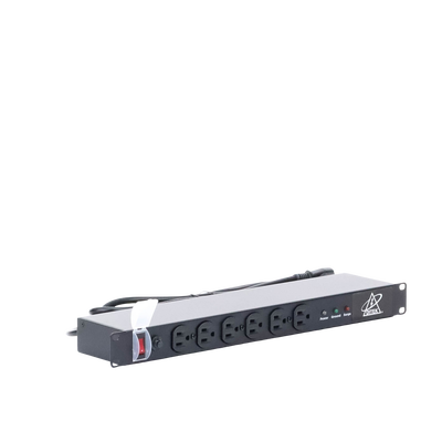 Protector Contra Sobretensiones de 120 VCA, 15 A, 12 Salidas, Montaje en Rack 1U, Servidores Montados en Rack, Sistemas de Voz, Controladores, Equipos de Video Vigilancia