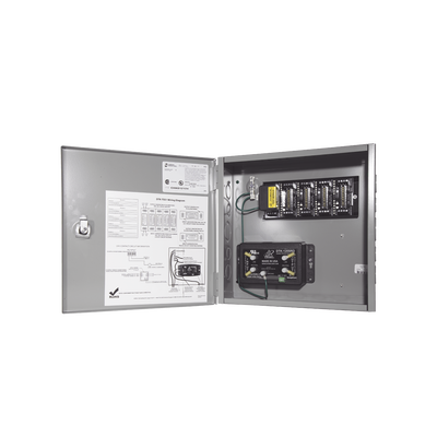 Protector "todo en uno" alimentación 120 Vca, base para 5 módulos DTK-2MHLP para lazos SLC/IDC/NAC.
