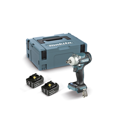 Llave de Impacto BL de 1/2", 18 V 5.0 Ah LXT, Máximo Apriete 330 Nm. Incluye 2 Baterías de 5.0 Ah, Cargador Rápido 18 V LTX y Maletín Makpac. Llave de Impacto BL de 1/2", 18 V 5.0 Ah LXT, Máximo Apriete 330 Nm. Incluye 2 Baterías de 5.0 Ah, Cargador Rápido 18 V LTX y Maletín Makpac.