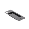 Placa ciega color negro.