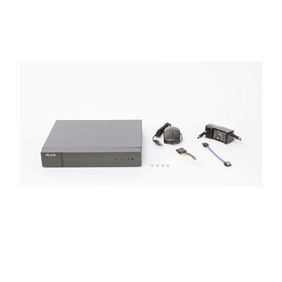 DVR 4 Canales TurboHD + 4 Canales IP / 8 Megapíxel (4K) / Audio por Coaxitron / ACUSENSE Lite / 1 Bahía de Disco Duro / H.265+ / Salida en Full HD