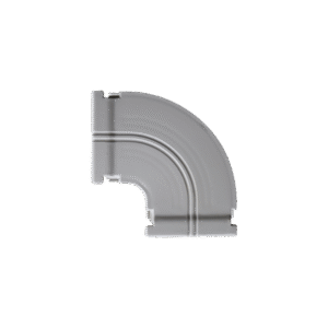 Curva horizontal 90 º color blanco para canaleta DX10000.00