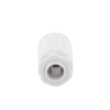 Conector de tubería rígida a caja (Racor), PVC Auto-extinguible, de 16 mm