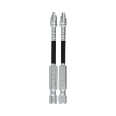Broca reforzada phillips del # 2 de 3", paquete con 2 piezas. Broca reforzada phillips del # 2 de 3", paquete con 2 piezas.