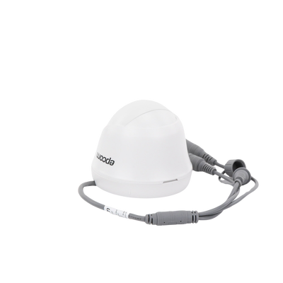 Turret TURBOHD 5 Megapíxel / 85° de Visión / Lente 2.8 mm / Interior / IR EXIR 20 mts / TVI-AHD-CVI-CVBS / Policarbonato