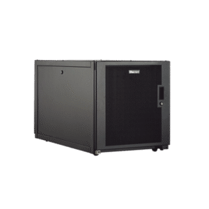 Gabinete Profesional de Telecomunicaciones, de Piso, 12 UR, 600 mm de Ancho y 1070 mm de Profundidad, Color Negro