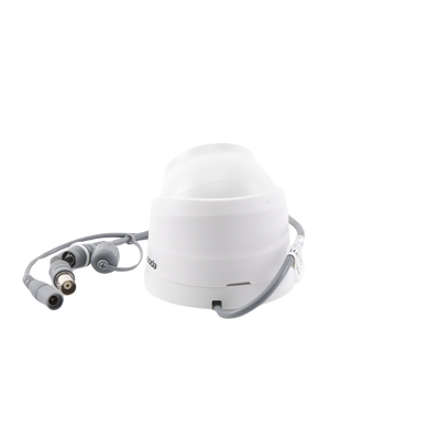 AUDIO POR COAXITRON / Domo TURBOHD 2 Megapixel (1080p) / Gran Angular 106° / Lente 2.8 mm / 20 mts IR EXIR / Interior / 4 Tecnologías / dWDR