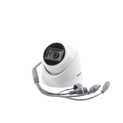 AUDIO POR COAXITRON / Domo TURBOHD 2 Megapixel (1080p) / Gran Angular 106° / Lente 2.8 mm / 20 mts IR EXIR / Interior / 4 Tecnologías / dWDR